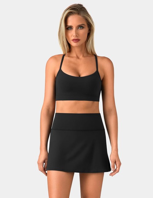 Colorfulkoala Dreamlux Skirts - High Rise Athletic Golf & Tennis Skorts with Pockets for Women