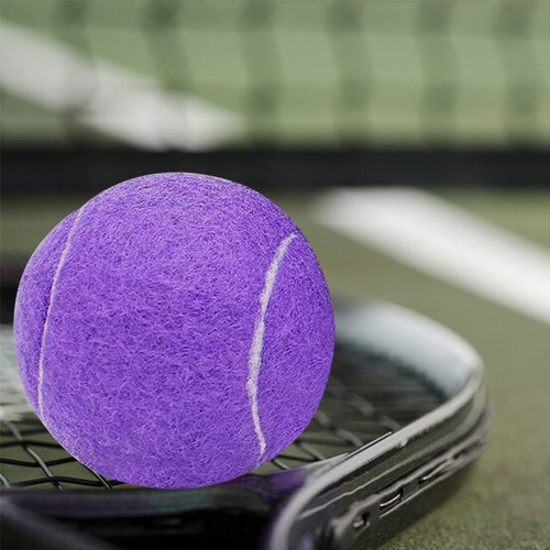 URBEST Tennis Ball, 10PCS Training Tennis Balls, Comes with a Net Bag for Easy Carrying, Beginner Training Tennis Balls, Pet Dog Exercise Ball(Purple)