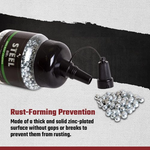 Air Venturi Steel BBS - 177 Caliber Zinc-Plated Steel Balls | 5.1 Grains, 2,500 Count