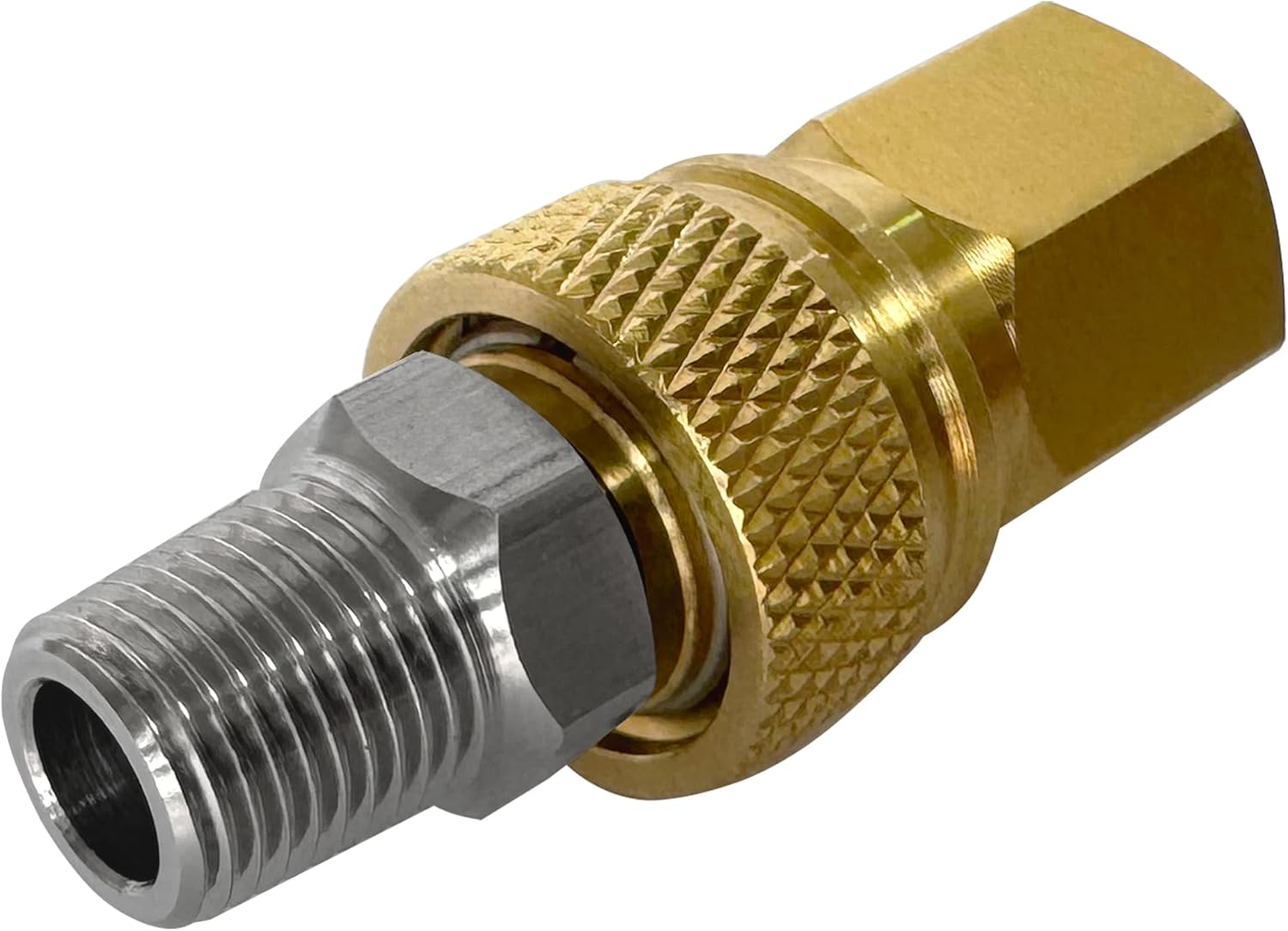 Skiennix Quick-Disconnect Set | 1/8 NPT Female Connector & 8mm Male Plug - Durable Copper & Stainless Steel