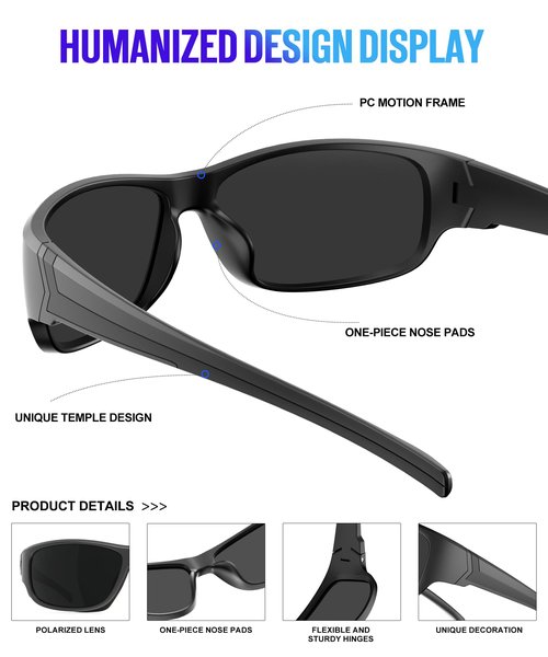 NSSIW Polarized Sunglasses-Men Sports Mens-Sunglasses: Sun Glasses Women Polarized UV400 Protection for Fishing Running Golf