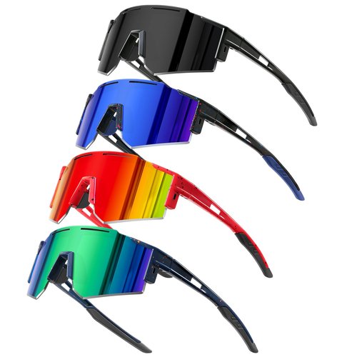 DioKiw 4PACK Kids Sunglasses Polarized Youth Baseball Sunglasses Boys Girls Softball Cycling UV400 Protection Goggles