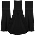 Moukeren 3 Pcs Black Football Field Towel Quarterback Accessories Cotton Sports Sweat Towel with Hook and Loop Fastener for Football, Golf, Gym