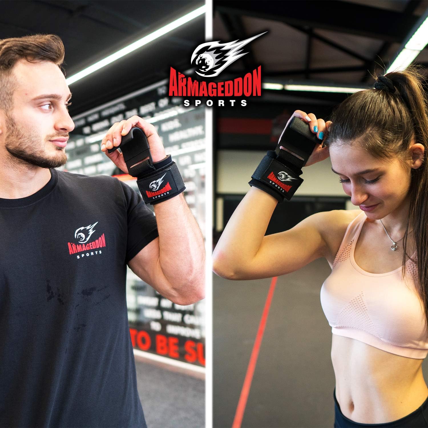 Premium Deadlift Straps - Weight Lifting Grips for Enhanced Performance | Durable Gym Hooks