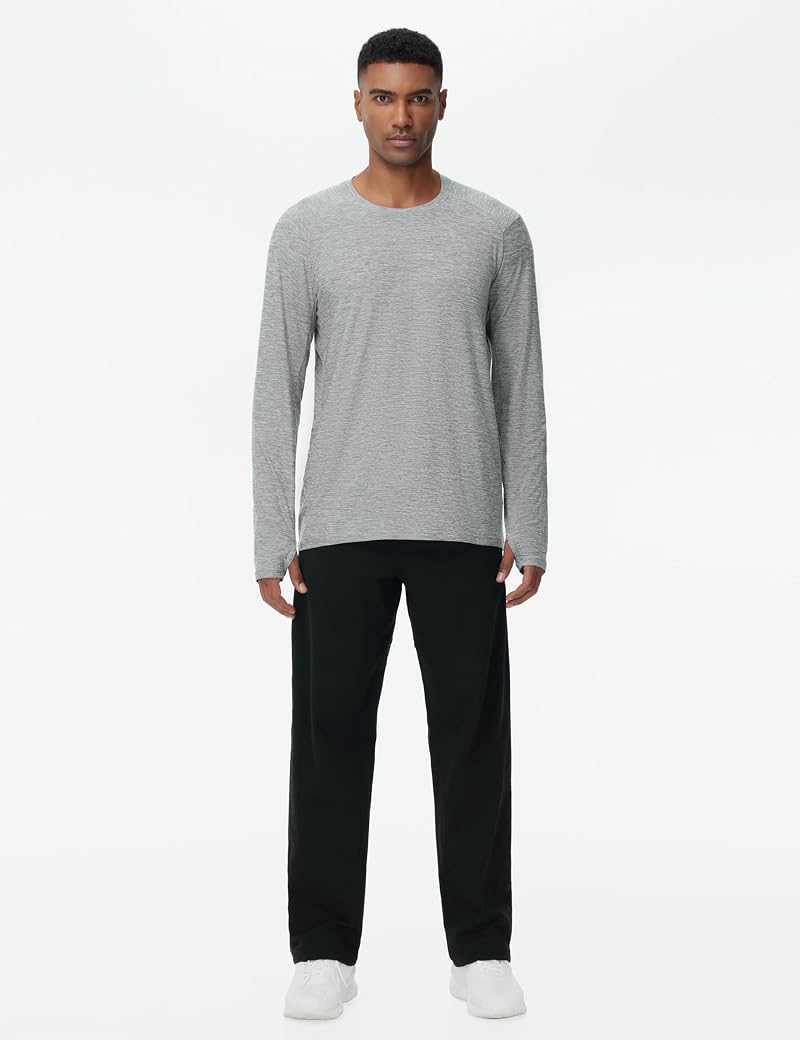 The Gym People Men's Fleece Sweatpants with Drawstring - Black, Medium, Unlined