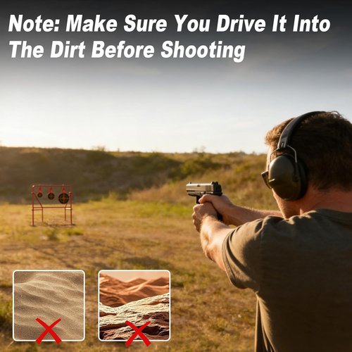 BB Gun Targets - Portable 15-Pack for Outdoor Shooting | Resetting Spinning Design for Kids