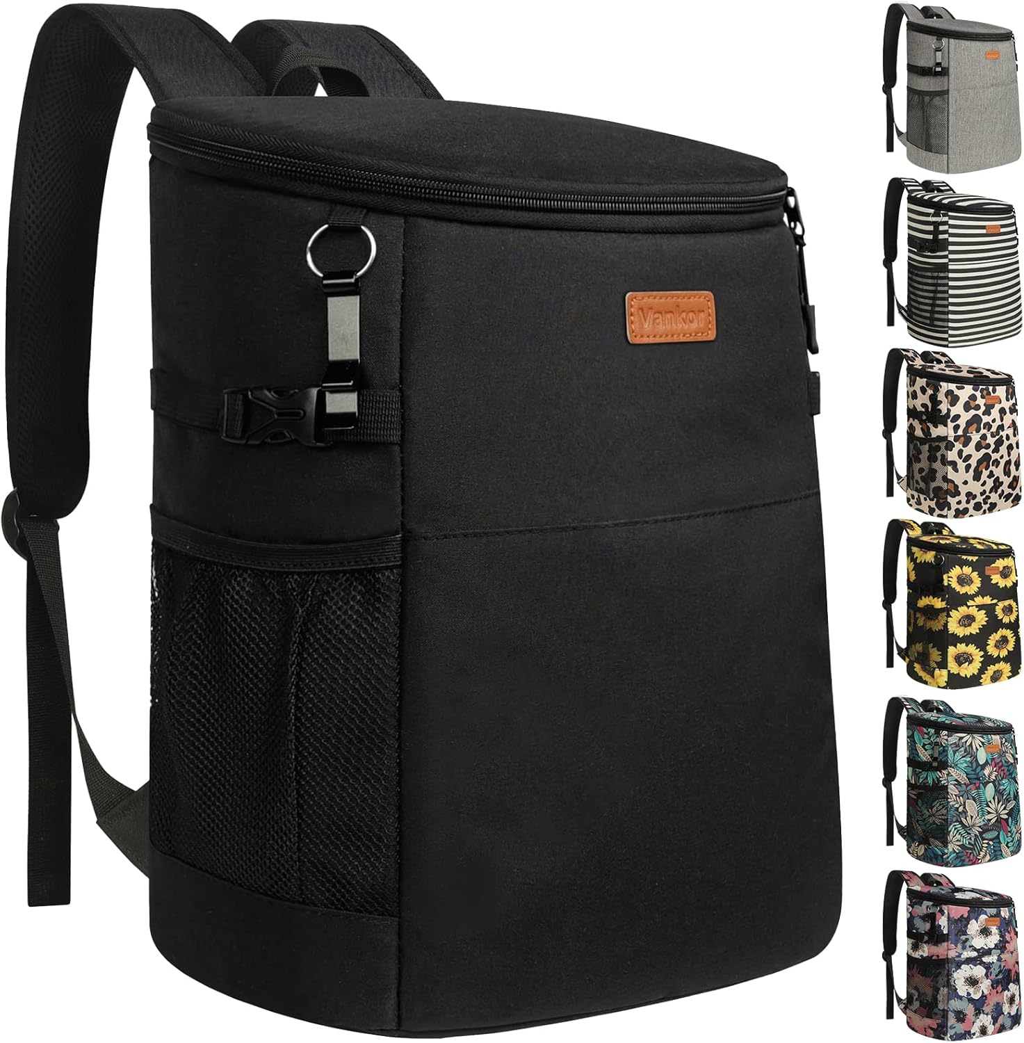 Skiennix Camping Cooler Backpack - Insulated & Leak-Proof for 30-45 Cans | Waterproof Thermal Bag for Travel, Picnics & Beach