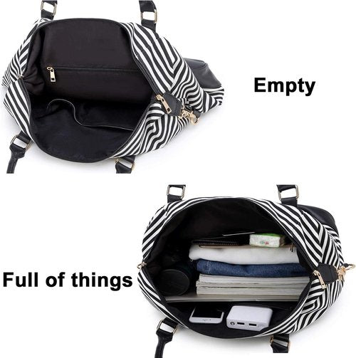 CAMTOP Travel Bag - Stylish Canvas Weekend Overnight Luggage for Women | Versatile & Durable