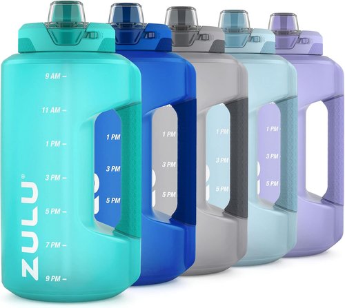 Goals Half Gallon Water Bottle - Durable Design with Straw for Hydration on the Go