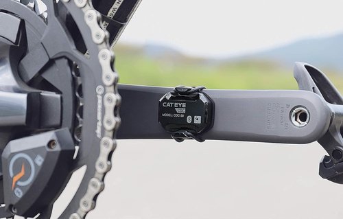 CATEYE Magnetless Speed/Cadence Sensor - Waterproof Bluetooth ANT+ RPM Sensor for Road & Spin Bikes | Compatible with Rouvy, Zwift, Peloton, Wahoo
