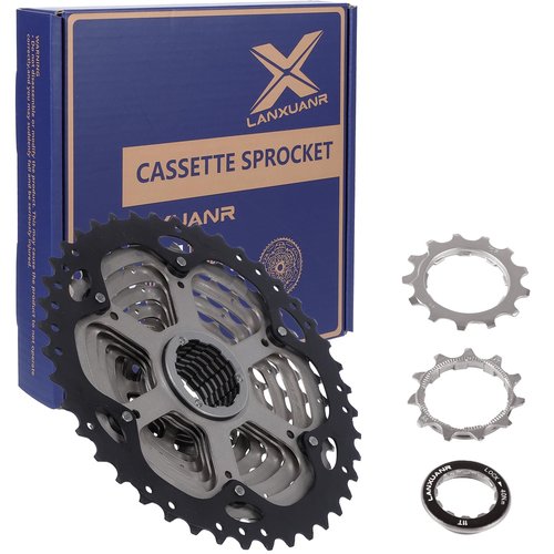 LANXUANR Bicycle 8 Speed Cassette Sprocket，Fit for Mountain Bike, Road Bicycle.Super Light