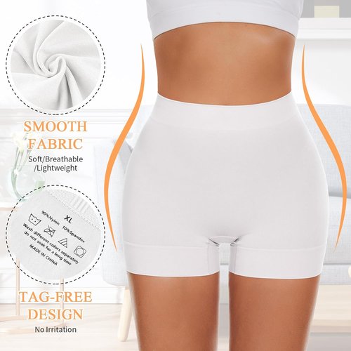 FRESBEIT Slip Shorts for Women - Anti-Chafing Boyshorts Smooth Shapewear | Comfortable Fit