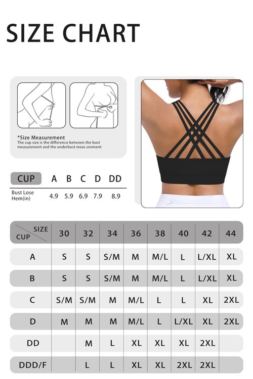 MIRITY Strappy Sports Bra for Women - Padded Seamless Support for Yoga Gym Workout Fitness Pack of 3
