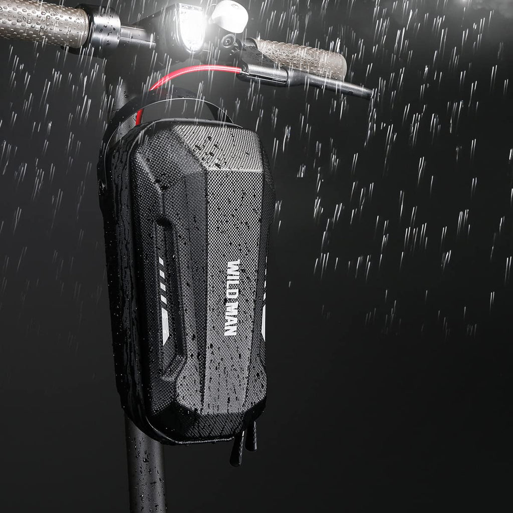 WILD MAN Quick Release Hard Shell Rainproof Scooter Storage Bag for Balancing Scooters Kick Scooters Folding Bike Electric Scooter Bag(GD9X.2L)