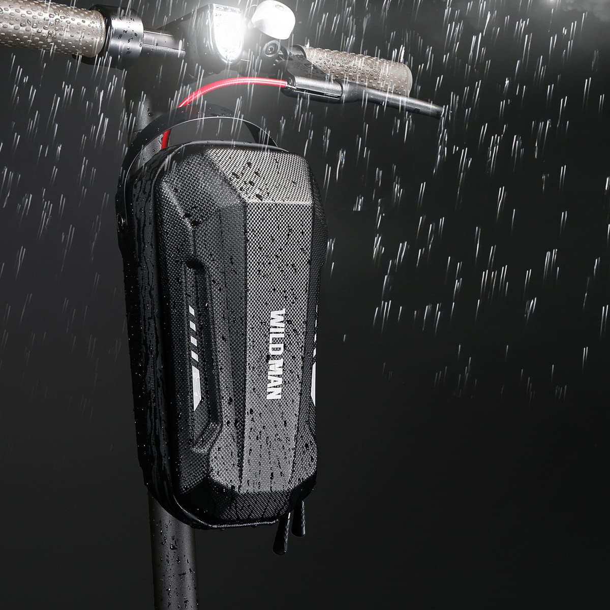 WILD MAN Quick Release Hard Shell Rainproof Scooter Storage Bag for Balancing Scooters Kick Scooters Folding Bike Electric Scooter Bag(GD9X.2L)