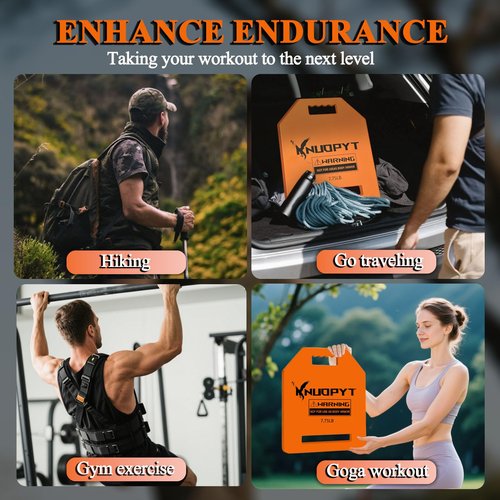 KNUOPYT Weight Vest Plate,Weighted Plate for Vest,Plate Carrier Weights 7.75LBS,Tactical Vest Plate for Push Ups, Pull Ups and Running Strength Training(1PCS)