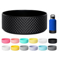 Silicone Bottle Sleeve for 64 oz YETI Rambler, Hydro Flask & Similar Wide Mouth Bottles - Black