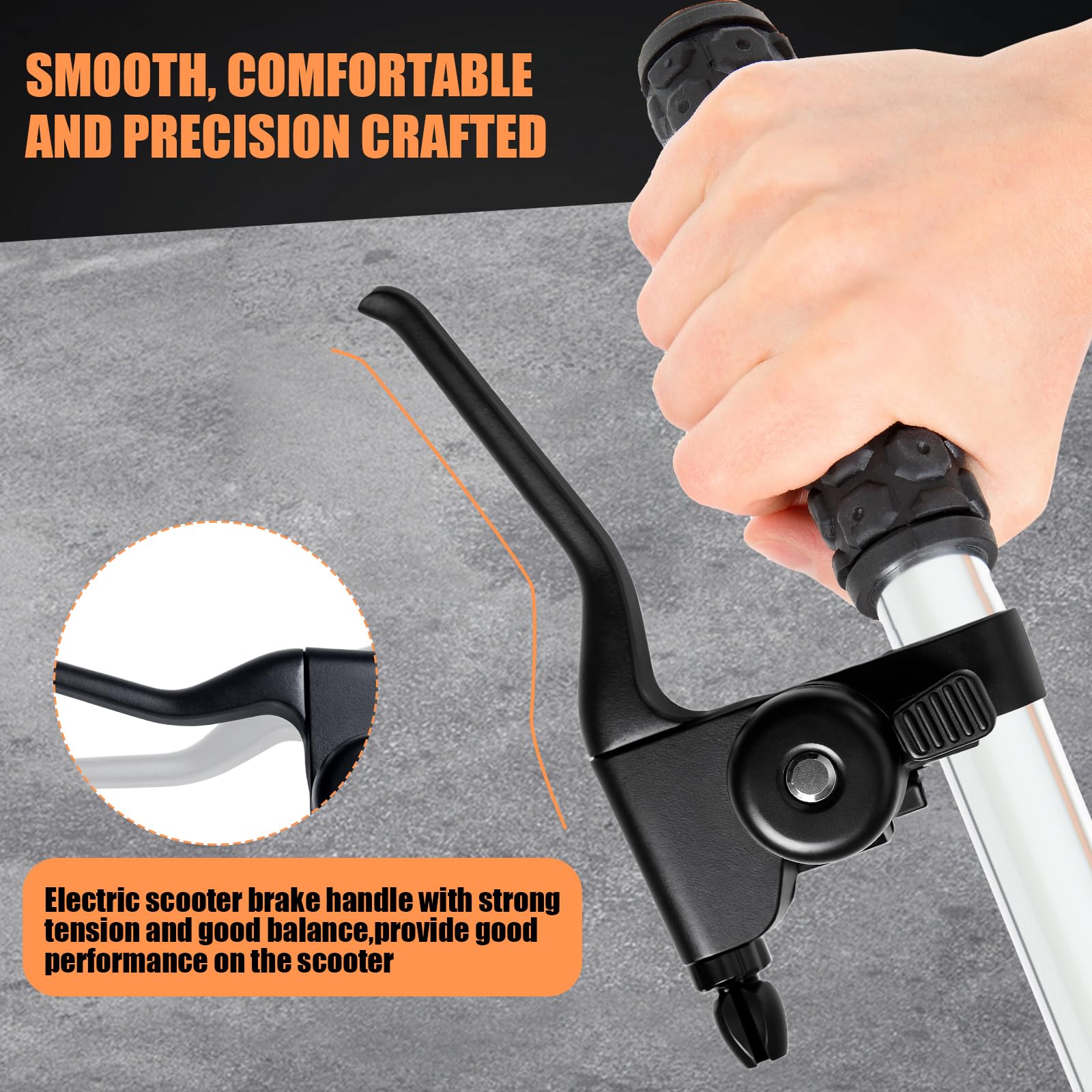 Yungeln Scooter Brake Handle Lever & Brake Cable Compatible with GOTRAX GXL V2 Electric Scooter Part Replacement Accessories