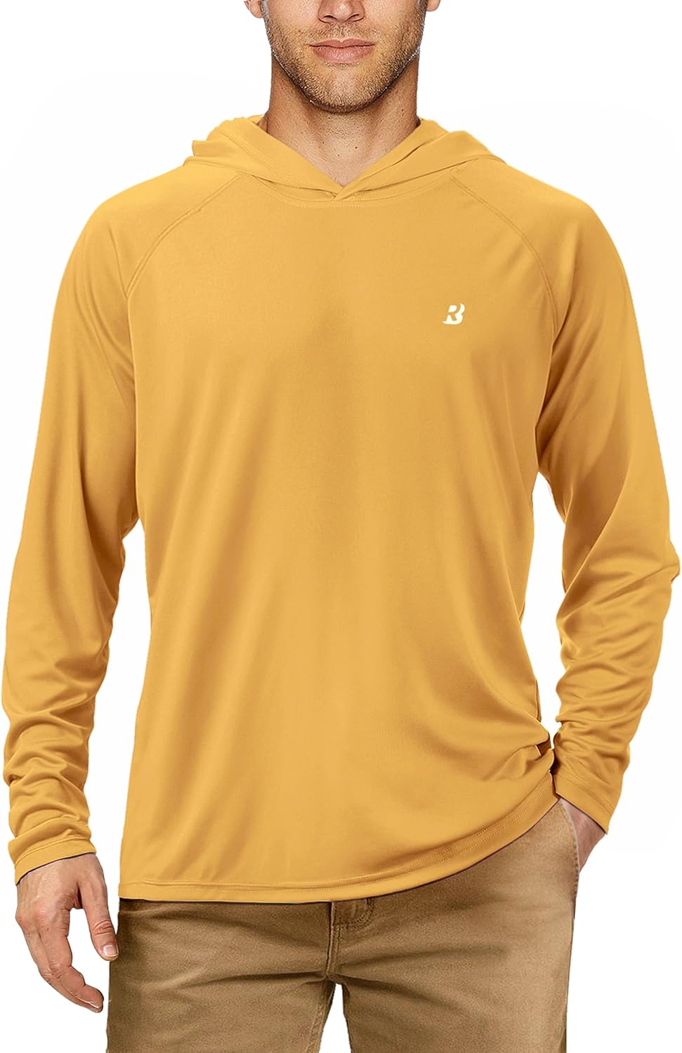 Roadbox Fishing Shirt - UPF 50+ Long Sleeve UV Sun Protection Hoodie for Men | Ideal for Outdoor Activities
