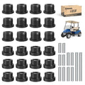 10L0L Complete Front Rear Leaf Spring A-Arm Shackle Bushing Kit for Club Car Precedent Golf Cart 2004-Up, Replace OEM 102288101, 102287601, 102287701, 102956201, 102506301, 102506401, 102506601