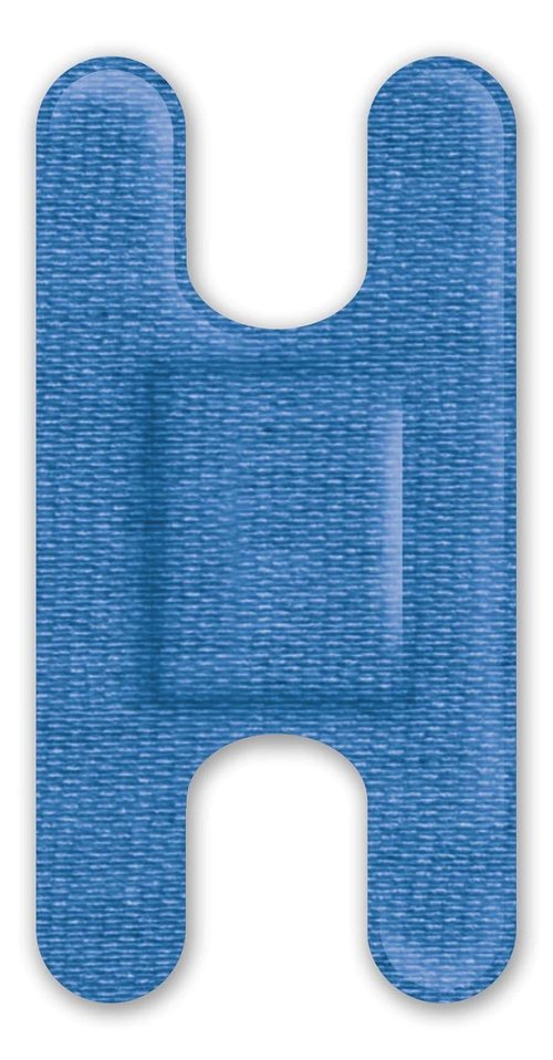 Curad Knuckle Bandages - Woven Blue Detectable, 100-Count for Enhanced Safety and Comfort
