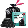 Ann Katy Portable Toilet Bags，Drawstring Camping Toilet Bags Toilet Trash Bags Leak-Proof, Waste Bags for Camping, Hiking, Traveling,Emergency, Outdoor Activities