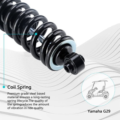 10L0L Golf Cart Rear Shock Absorbers Kit for Yamaha G29 Drive Gas & Electric OEM # JW2-F2210-10-00,2pcs Golf Cart Rear Shocks Assembly