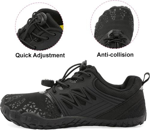 L-RUN Kids Water Shoes - Quick Dry Barefoot Sneakers for Beach & Pool | Non-Slip Outdoor Athletic Footwear