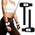 Slim Panda Weight Lifting Straps With Double Cuffed D Ring, Wrist Support for Men Women ,Heavy Duty Thick Comfortable Lifting Straps, Secure Fit, Enhanced Grip, Straps for Weightlifting & Strength Training (Black)