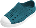 Native Shoes Unisex-Kids Jefferson Sneakers, Faded Glory Blue/Shell White, 2 Little Kid