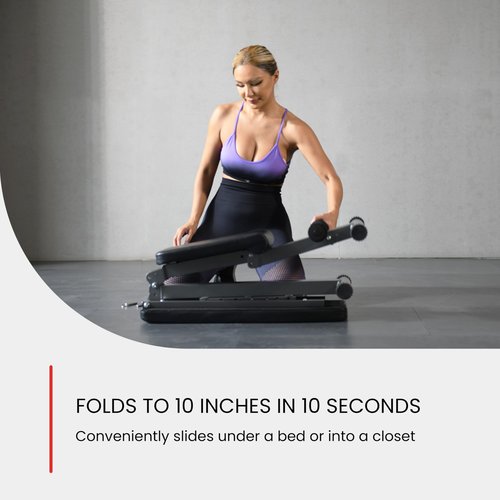 FF Finer Form 5-in-1 Weight Bench, Adjustable & Foldable for Bench Press, Strength Training and Full Body Workout, Perfect for Dumbbell Sets or an Adjustable Dumbbell Set in Your Home Gym