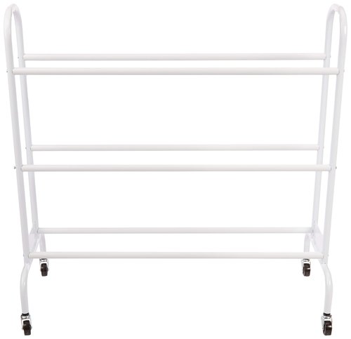 Ball Cart Wide Base (12 Balls), Color-White