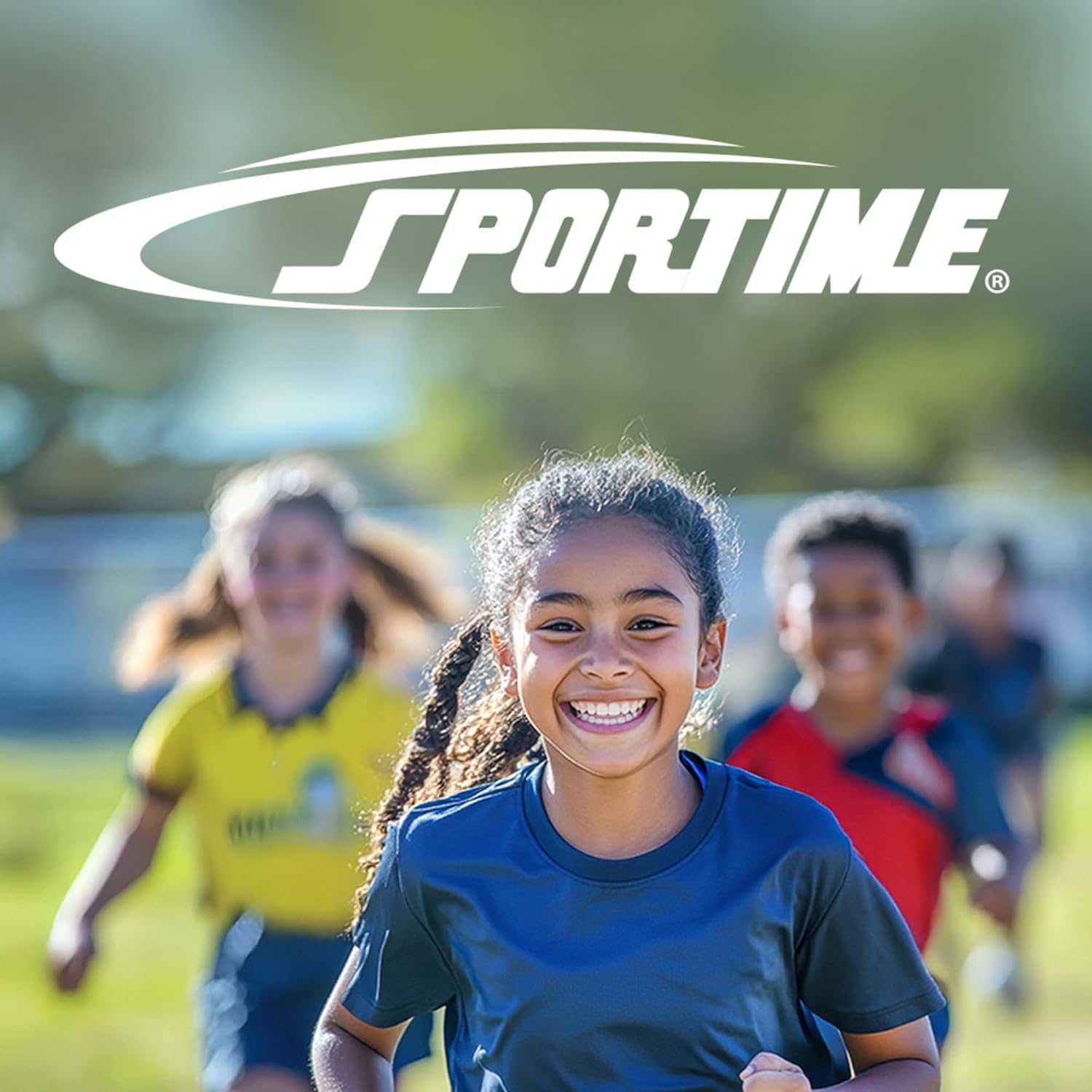 Sportime Playground Ball - Durable 13-Inch Blue Ball for Active Play and Fun