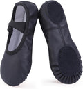 Skiennix Girls Ballet Shoes - Soft Leather Slippers for Toddlers, Little & Big Kids