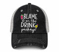 Dark Grey Trucker Hat with 3D Embroidered Front - Breathable Mesh Back, One Size
