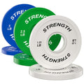 Rendpas 2-Inch Olympic Bumper Plates, 100% Virgin Rubber Low Bounce Barbell Weight Plates for Home Gym Strength Training, 10lb-45lb Black with Color-Coded