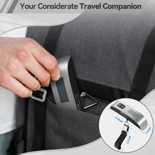 Dr.meter Luggage Scale - Digital Weight Scale with Backlight LCD Display | 110lb/50kg Capacity