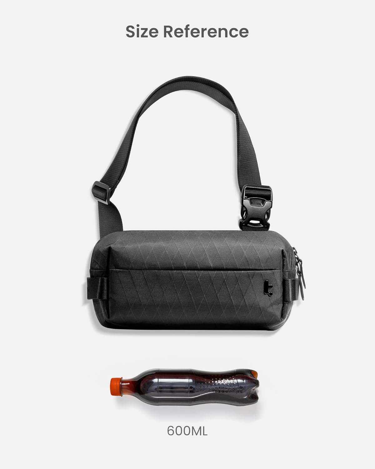 tomtoc Compact EDC Sling Bag | Versatile Minimalist Crossbody Pack for Men & Women - 3L to 10L, X-Pac/Recycled Polyester