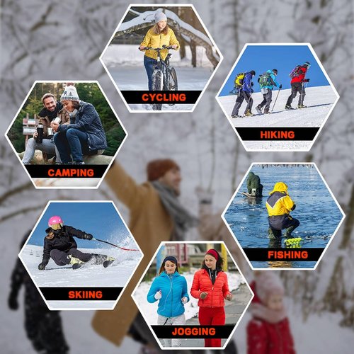 8 Pack Magic Hand Warmers, Reusable Snap Heat Packs, Reusable Pocket Hand Warmers, Portable handwarmers Used for Outdoor, Indoor, Working, Studying, Camping, Warm Gifts for Adults or Kids(01)