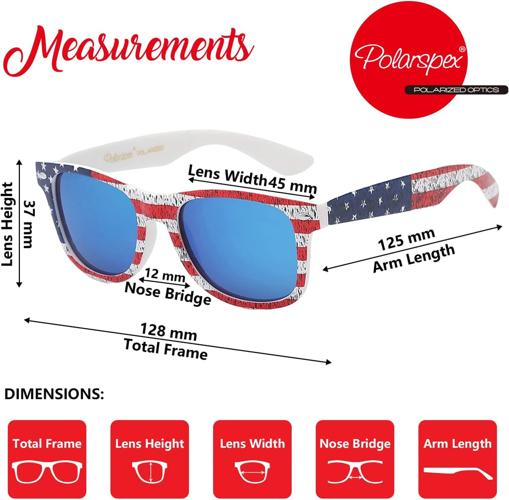 PolarSpex Toddler Sunglasses - UV Protection Unbreakable Polarized Shades for Kids Ages 2-8