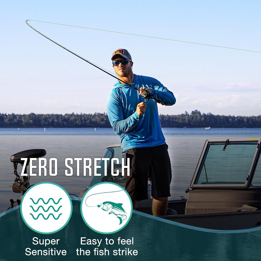 Piscifun Onyx Braided Fishing Line - Super Strong, Abrasion Resistant, Zero Stretch | 6lb-150lb Options