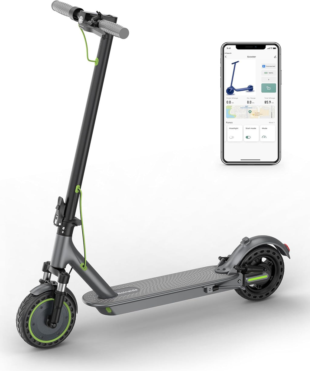 Roinside Electric Scooter - High-Speed Commuting with 350W/500W Motor | 8.5"/10"/14" Solid Tires, Long-Range Up to 24 Miles