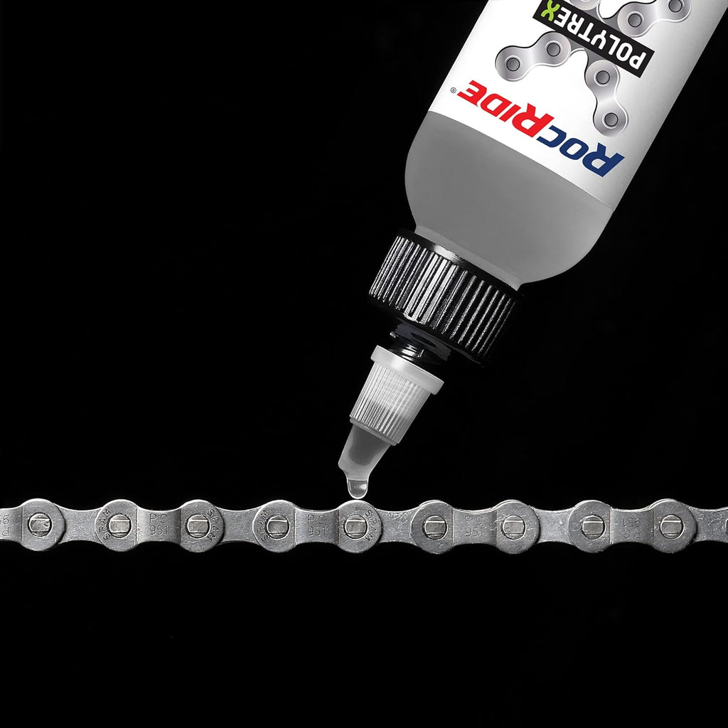 RocRide PolyTrex Bike Chain Lube - Truly Dry Formula with PTFE for Ultimate Performance