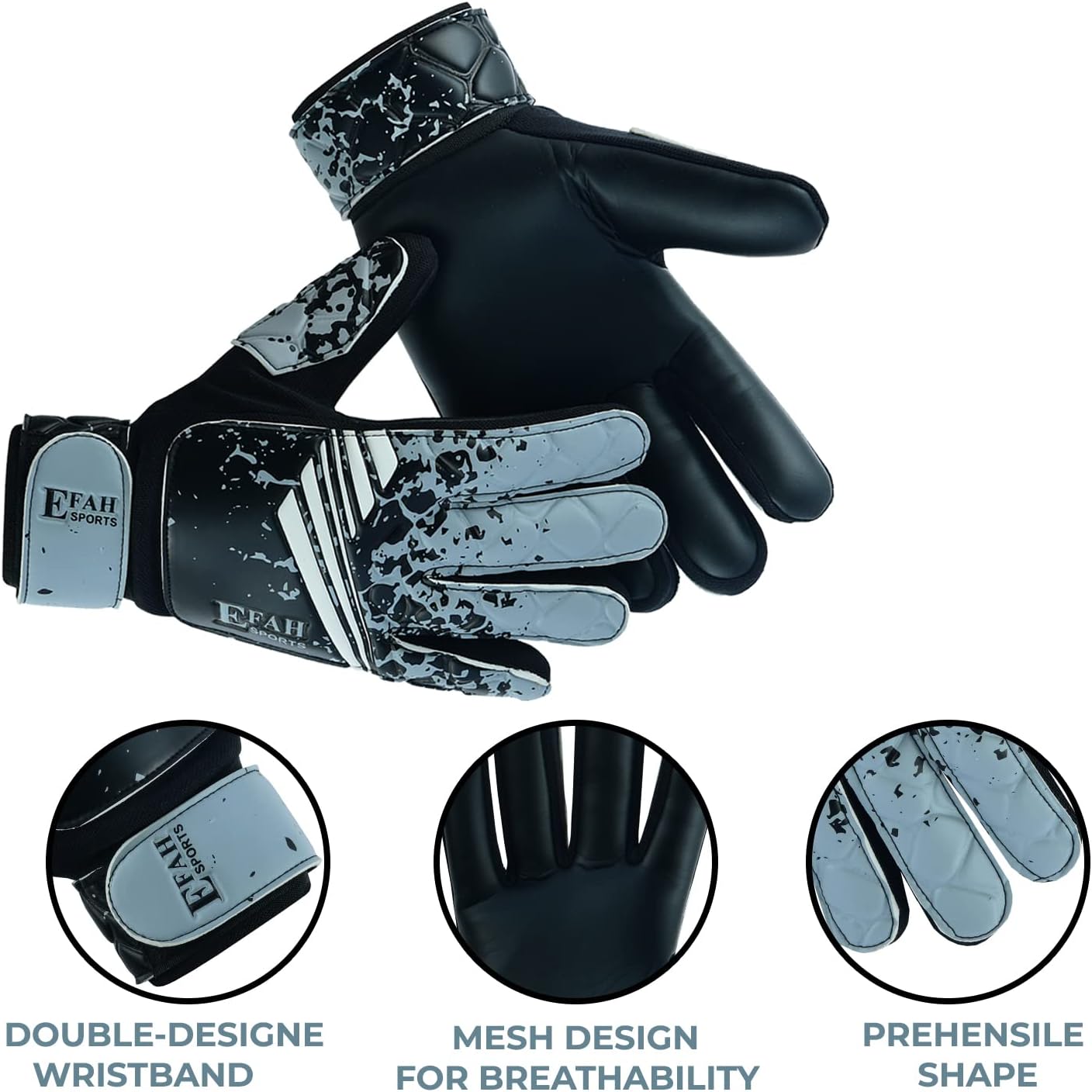 Regine Switzerland Soccer Goalkeeper Gloves - Strong Grip for Kids & Youth Football | Durable Design
