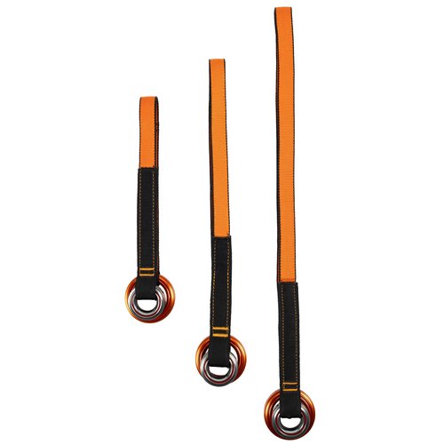 Notch 24" Friction Saver with Large and Small Aluminum Wear Safe Rings, Fray Resistant Custom Nylon Webbing, 23kN Product Rating, Meets ANSI Z133 and CE Certified (NAFS-W2)