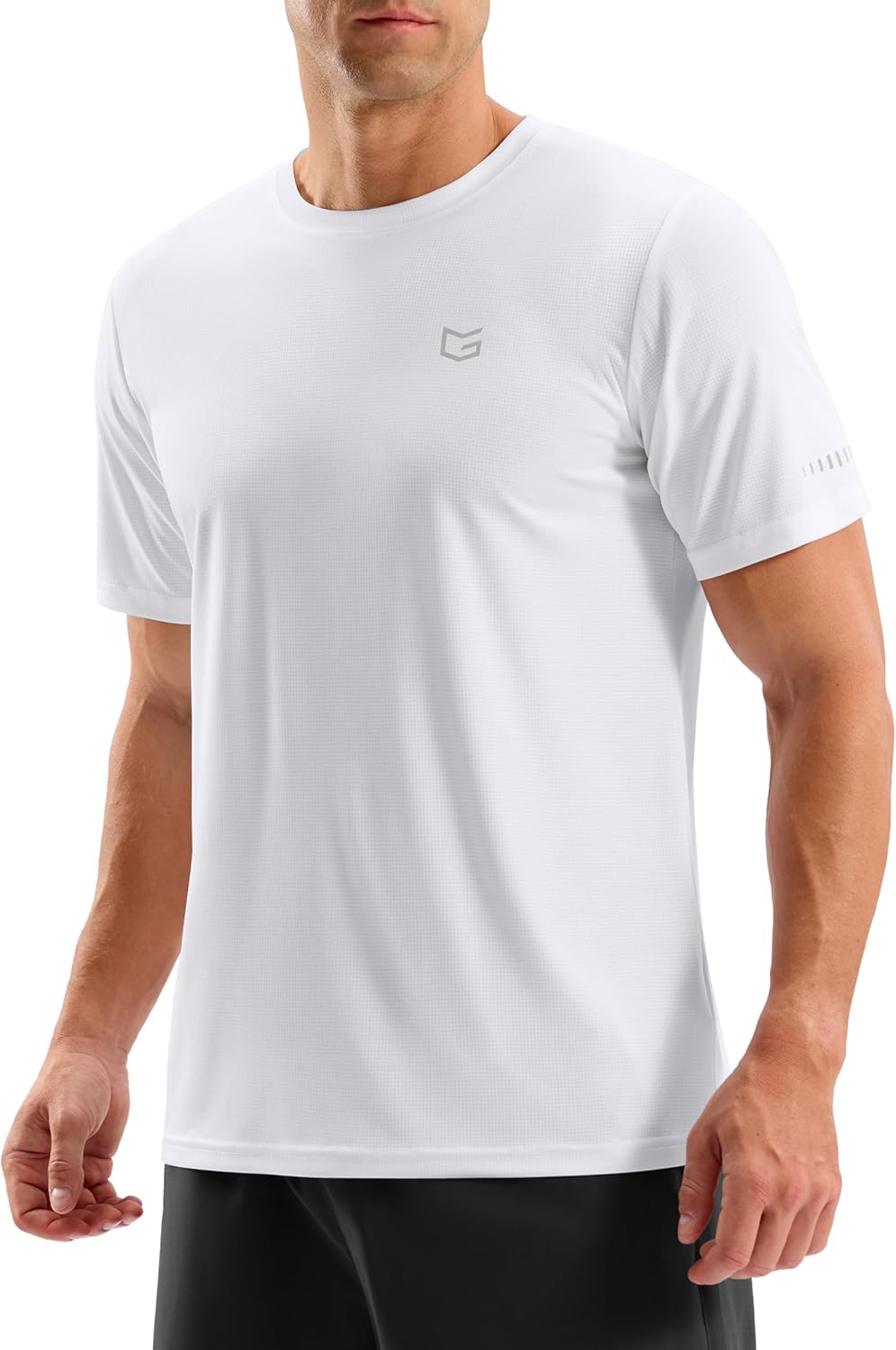 Skiennix Men's Breathable Workout T-Shirts - Lightweight Dry Fit UPF 50+ Cooling Tee for Running & Hiking