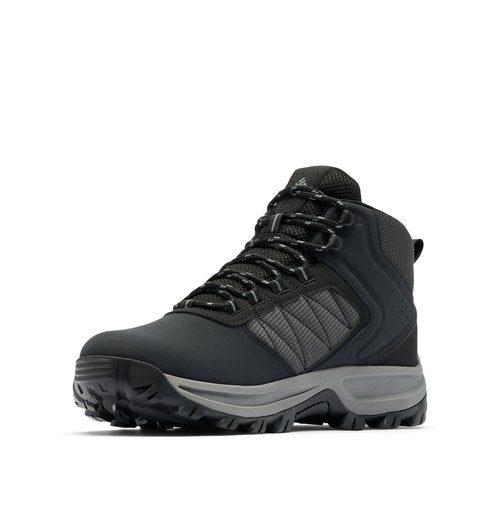 Columbia Mens Transverse Waterproof Hiking Boot, Black/Titanium Grey Steel, 10