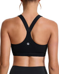 RUNNING GIRL High Support Sports Bra - Molded Cup Racerback Design for Women, Perfect for Workouts