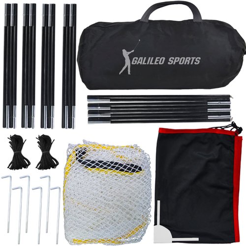 Gagalileo Golf Net: 10x7ft Practice Driving with Barrier Tur Mat Target for Backyard Home Adults Beginners