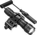 Feyachi Tactical Flashlight - 1200 Lumen LED Light with Picatinny Rail Mount & Pressure Switch
